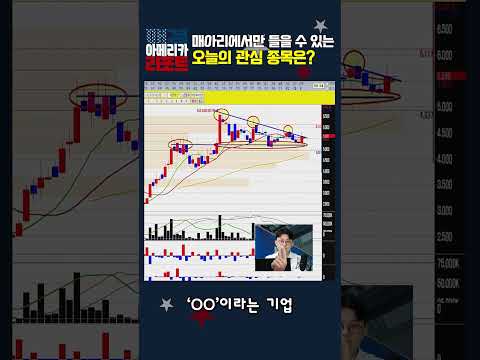 [매아리] 매아리에서만 들을 수 있는 오늘의 관심 종목은?
